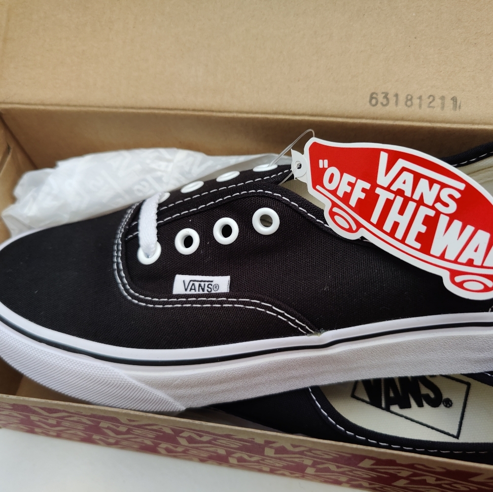 Vans black shoes
